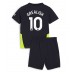 Maillot de foot Manchester City Jack Grealish #10 Extérieur vêtements enfant 2024-25 Manches Courtes (+ pantalon court)